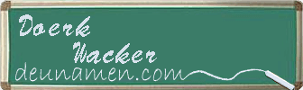 Doerk Wacker Visitenkarte